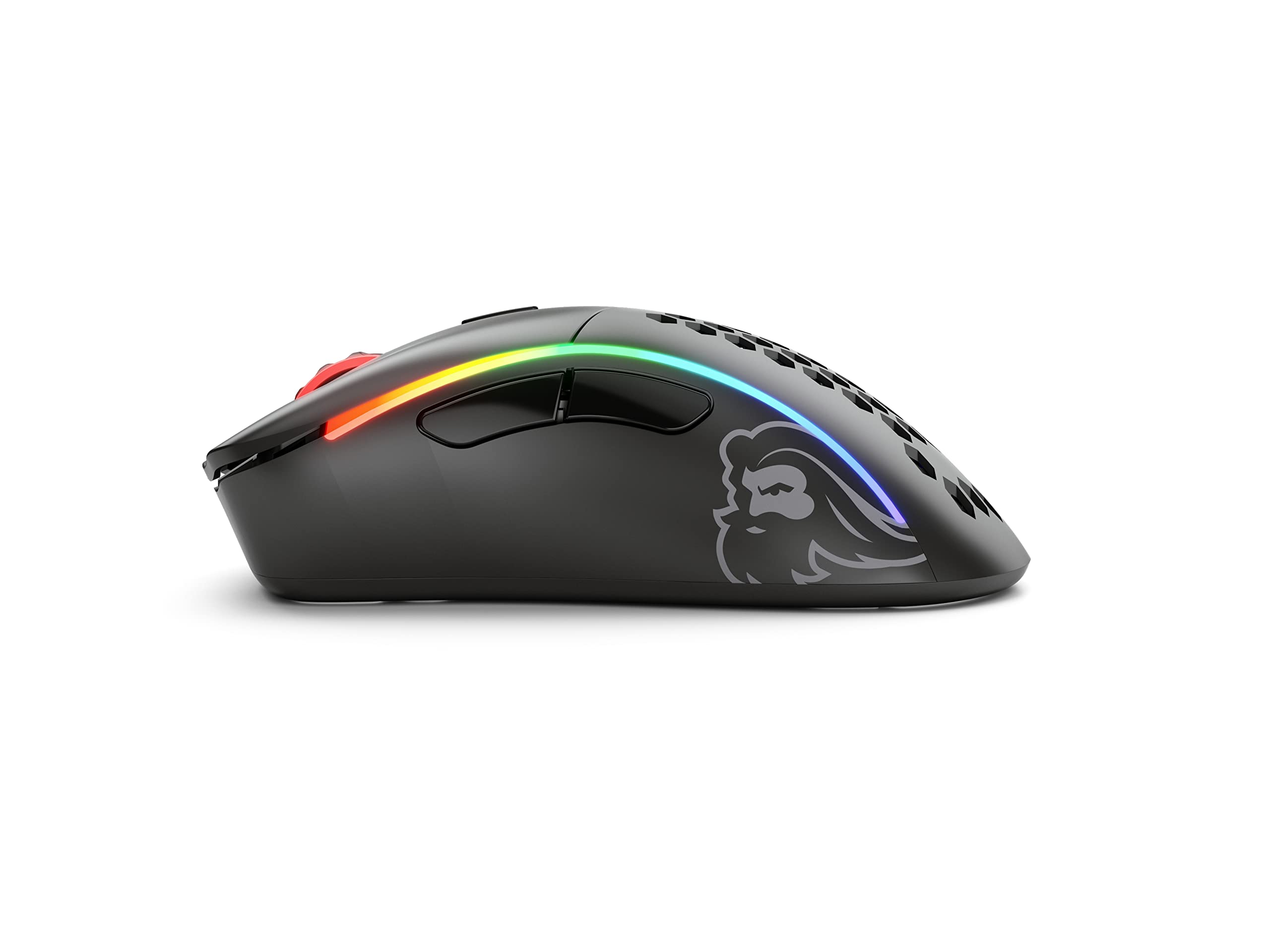 Glorious Model D- Wireless Gaming Mouse - 67g Ultra Lightweight, Ergonomic RGB Mouse with Matte Black Finish (Renewed) - Perfect for FPS, MOBA & Esports Gaming