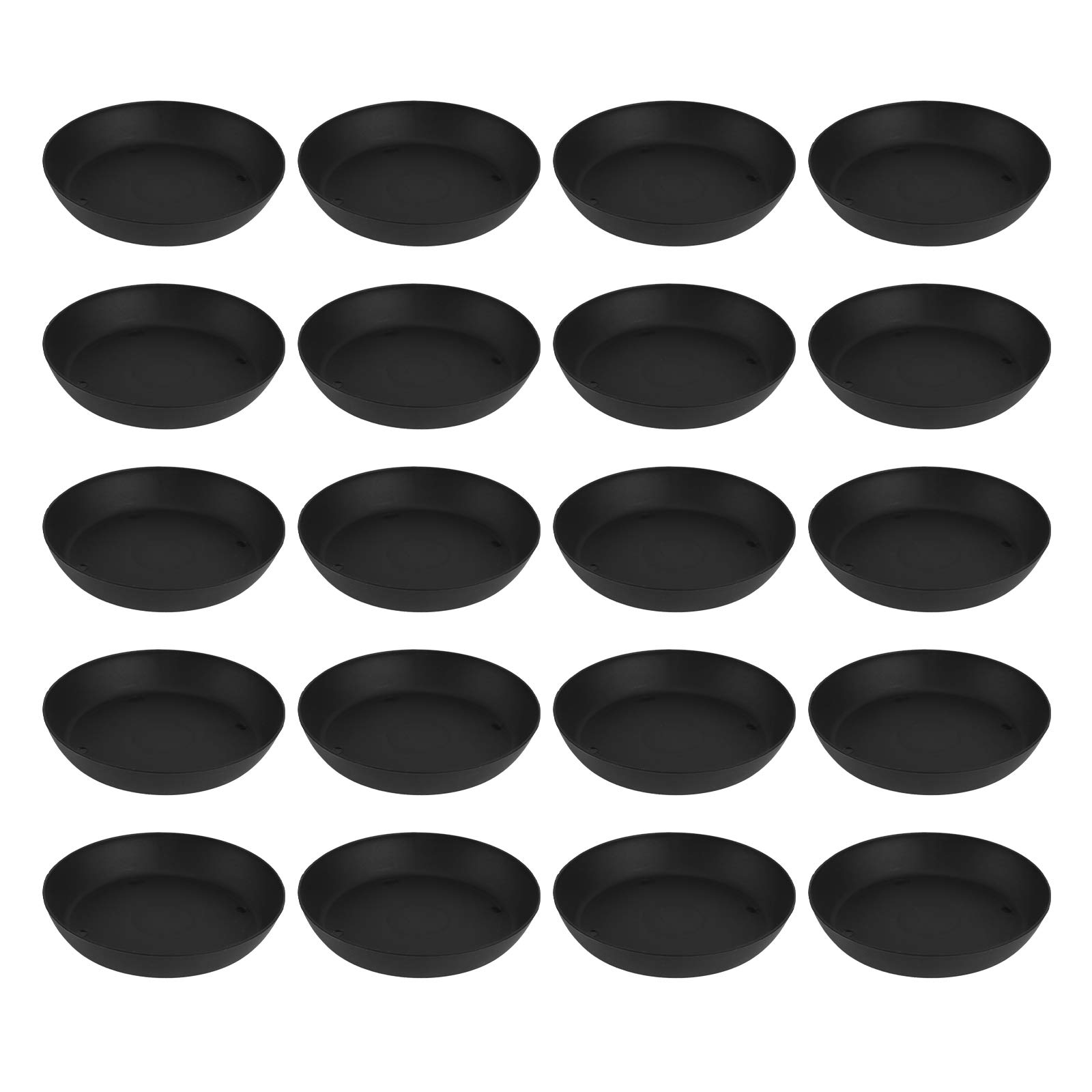 Housoutil 20-Pack Small Plant Pots with Saucers - Succulent & Flower Pot Trays for Indoor/Outdoor Plants, Home Decor, and Gardening Gifts