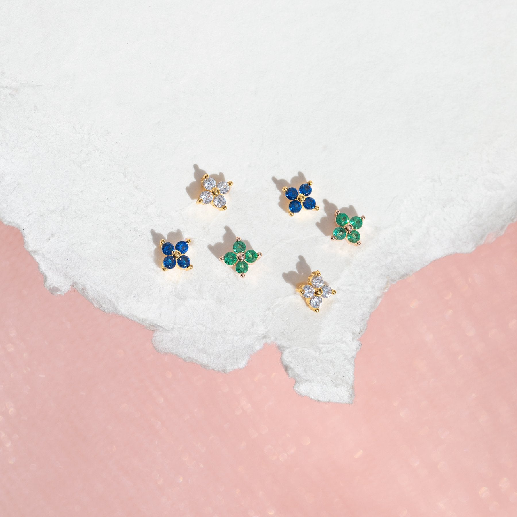 20G Cartilage Tiny Stud Earrings - Flat Back Helix Earrings for Women | EGD0171 | Perfect for Daily Wear, Piercing Jewelry Gift