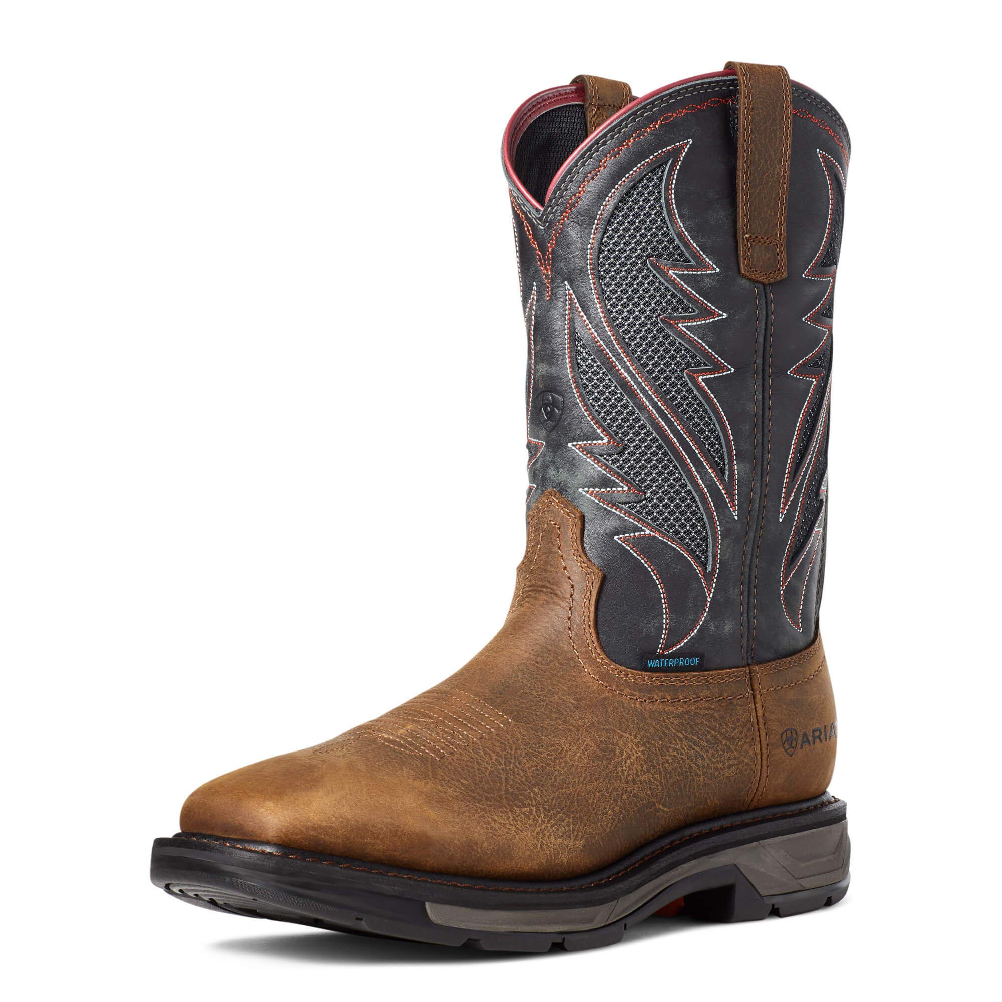 Ariat Men's Workhog Xt Venttek Waterproof Work Boots - Durable Steel Toe Safety Shoes for Construction, Farming & Outdoor Work