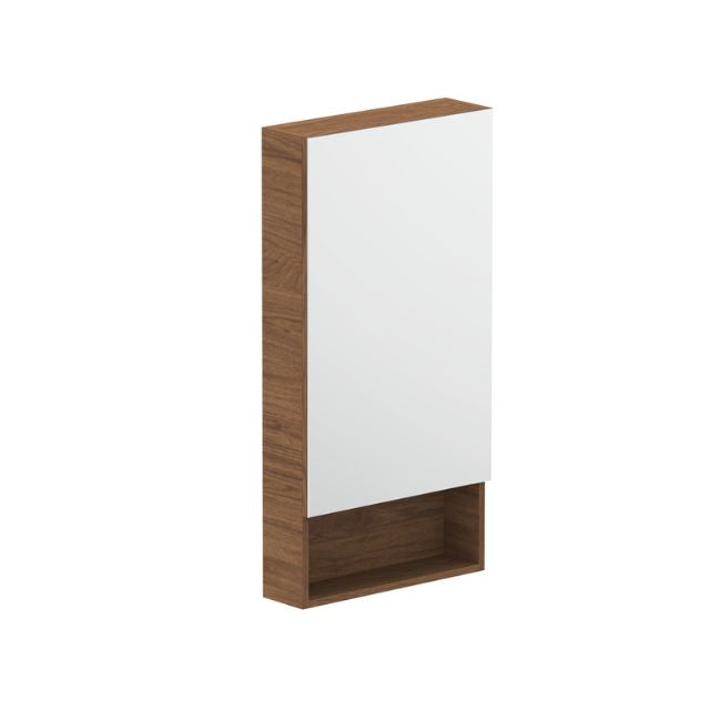 ADP Eli Shaving Cabinet - Wall Mounted Bathroom Storage with Mirror, Perfect for Razor & Toiletries Organization - Ideal for Small Bathrooms & Vanities