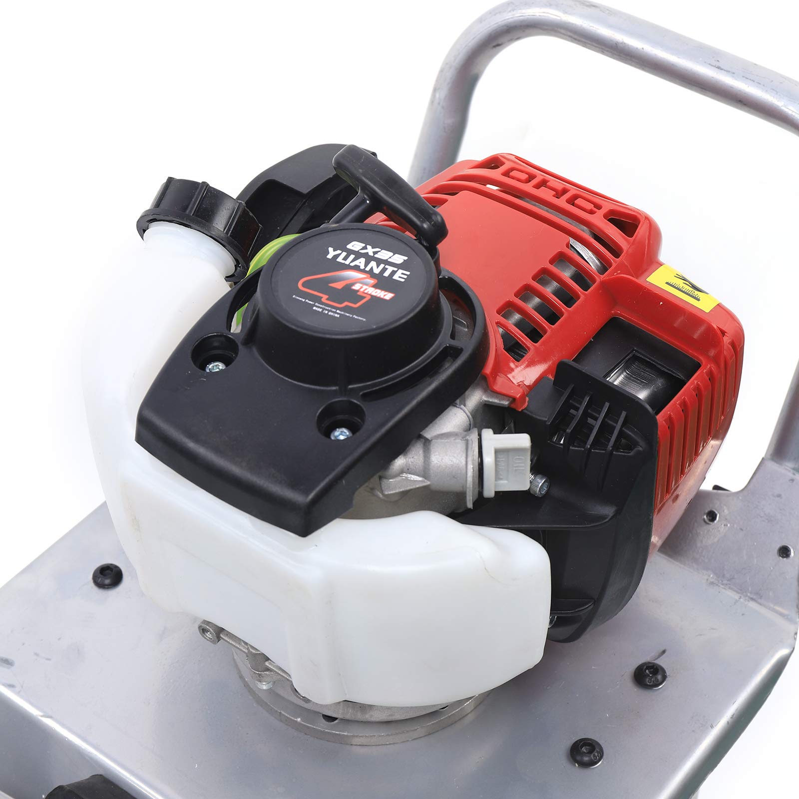 35.8CC 4-Stroke Gas Concrete Vibrating Screed Machine - 900W Power Aluminum Construction Vibrator for Driveways, Patios & Slab Leveling - Professional Grade Concrete Finishing Tool
