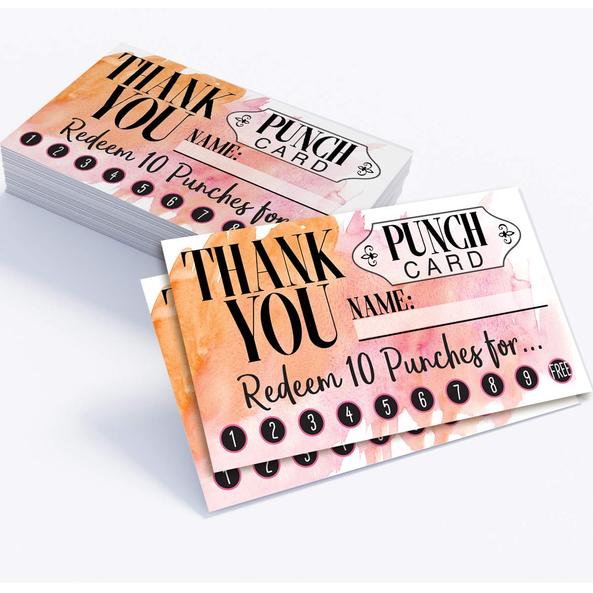 Business Thank You Cards - 50 Pack Minimalist Blank Note Cards (3.5