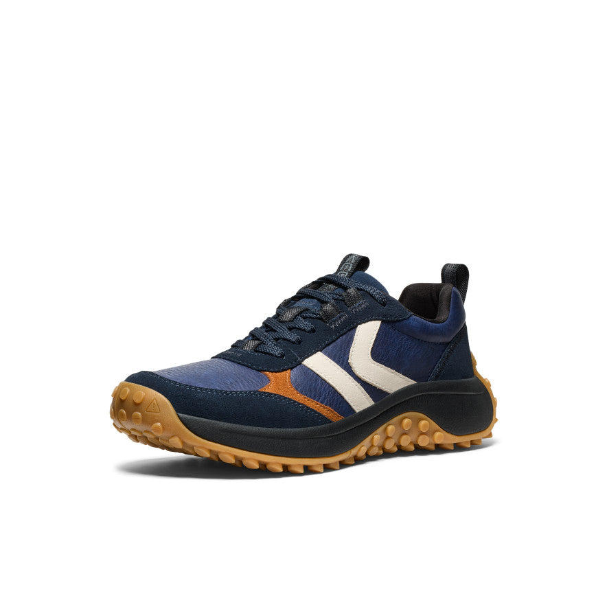 Women's KS86 Leather Sneakers - Sky Captain/Birch | Comfortable & Stylish Casual Shoes for Walking, Travel & Everyday Wear