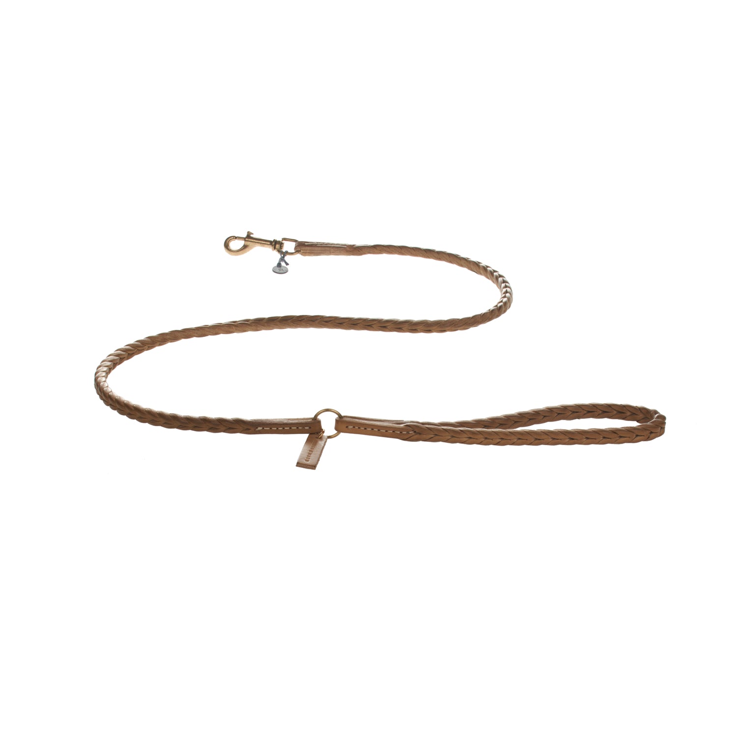 Braided Leather Dog Leash - Durable & Stylish for Walking, Training & Outdoor Adventures with Your Pet