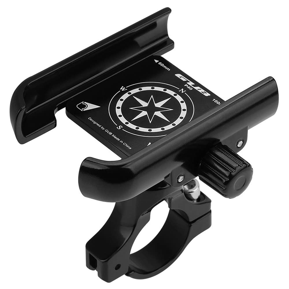 360° Rotating Aluminum Bike Phone Mount - Adjustable Anti-Slip Handlebar Holder for Cycling & Motorcycles | Perfect for GPS Navigation & Outdoor Sports