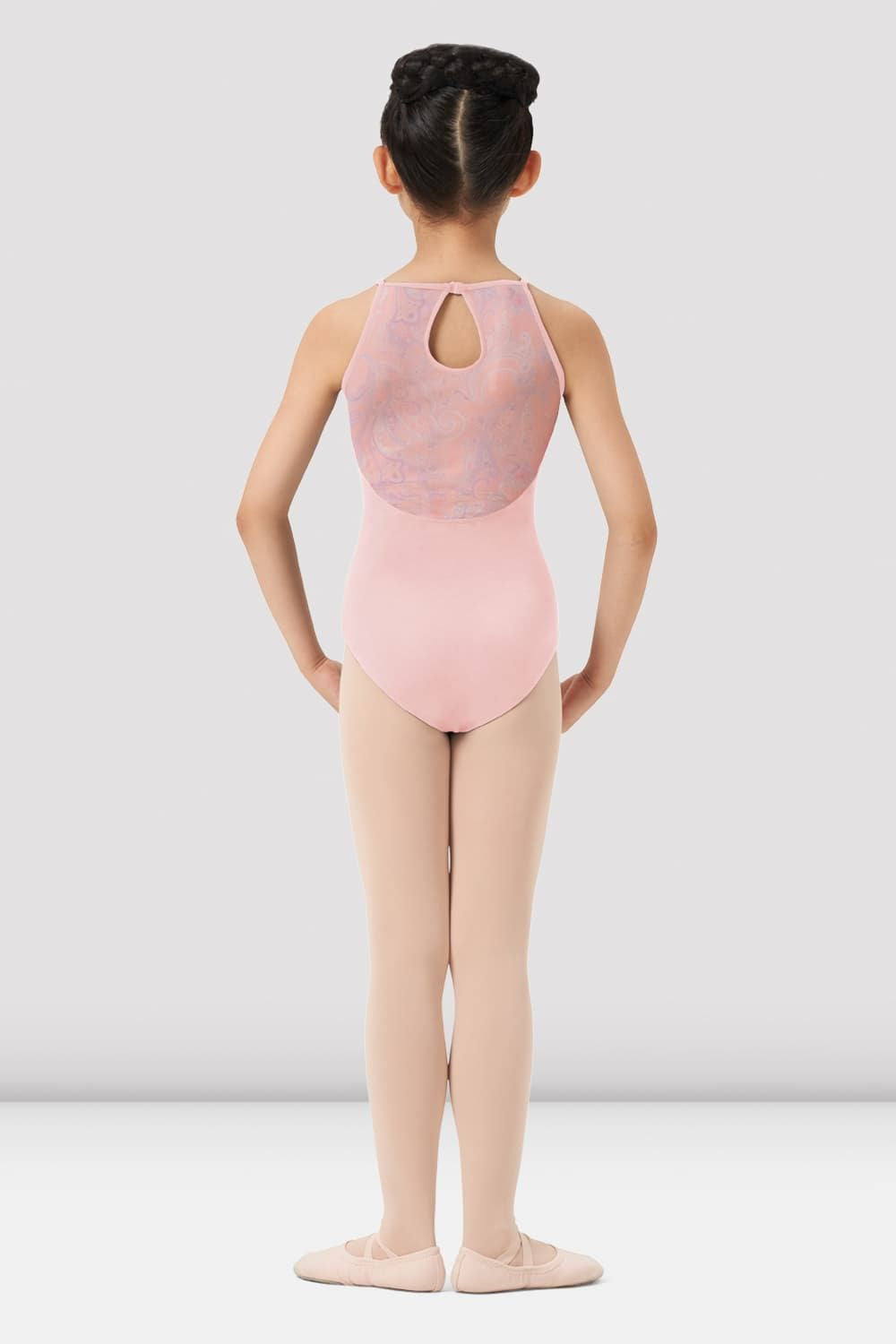 Girls Mirella Paisley Print Halterneck Leotard - Dance, Gymnastics & Performance Wear for Kids