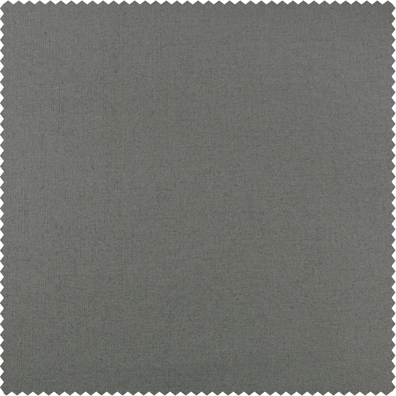Custom Dark Grey Dune Textured Cotton Curtains for Living Room & Bedroom - Blackout Window Drapes for Home Decor