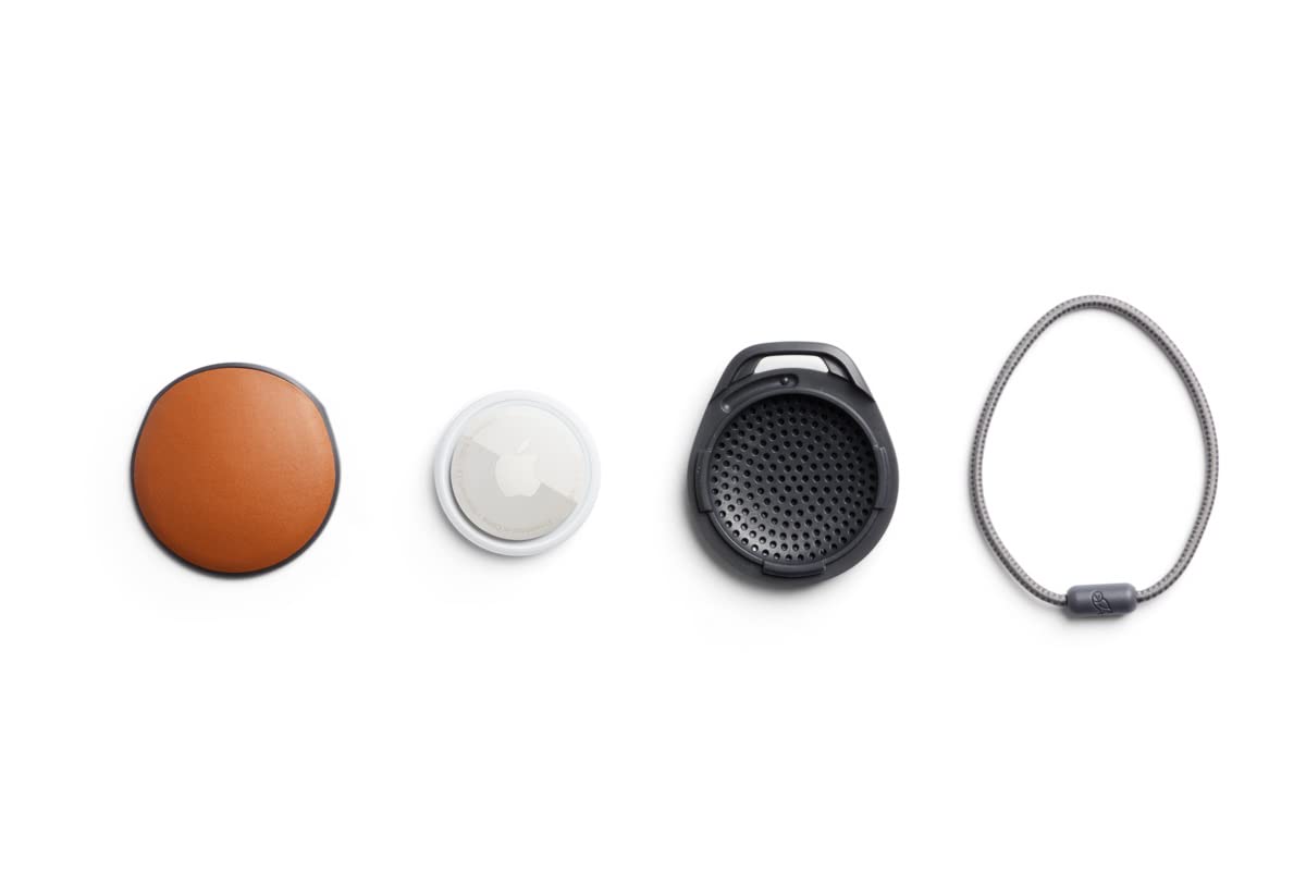Bellroy Tag Case - Protective AirTag Cover in Terracotta | Durable & Slim Airtag Holder for Travel, Keys & Luggage Tracking