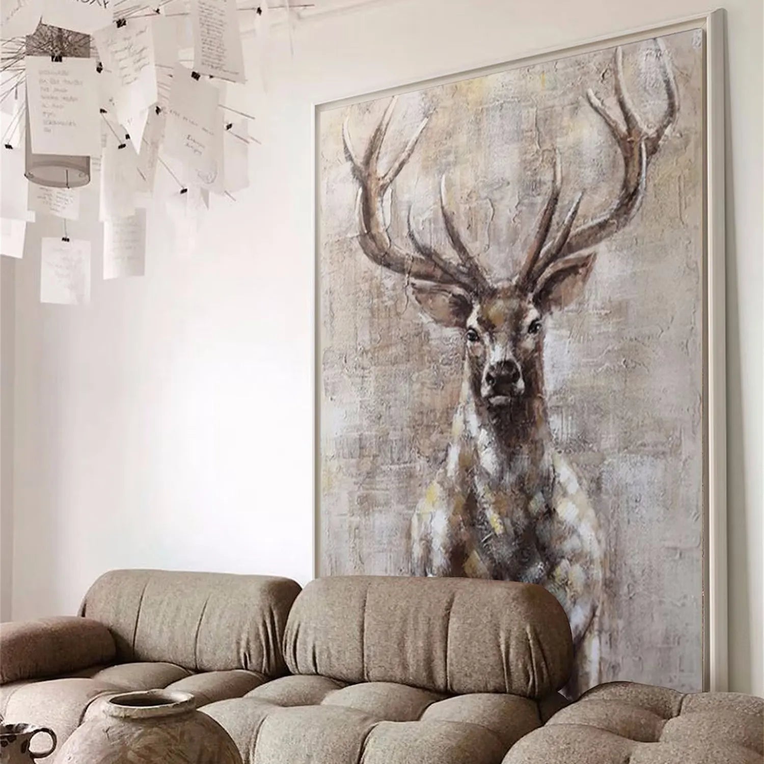 Animal Art Painting #AP069 - Handmade Canvas Wall Decor for Living Room, Bedroom & Office - Perfect Gift for Pet Lovers & Home Decor