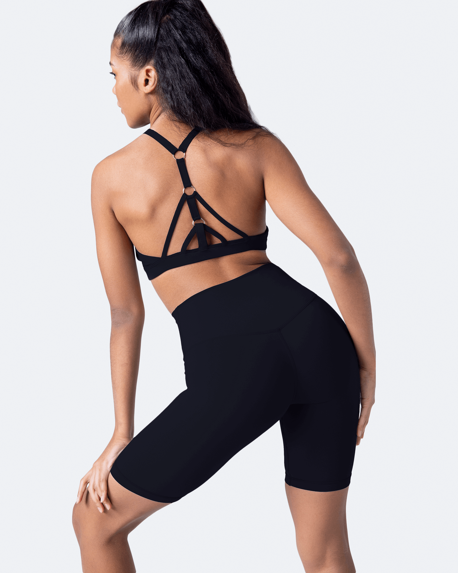 Jet Black Criss Cross Front Top for Women - Stylish & Comfortable V-Neck Shirt for Casual Wear, Date Night & Outfits