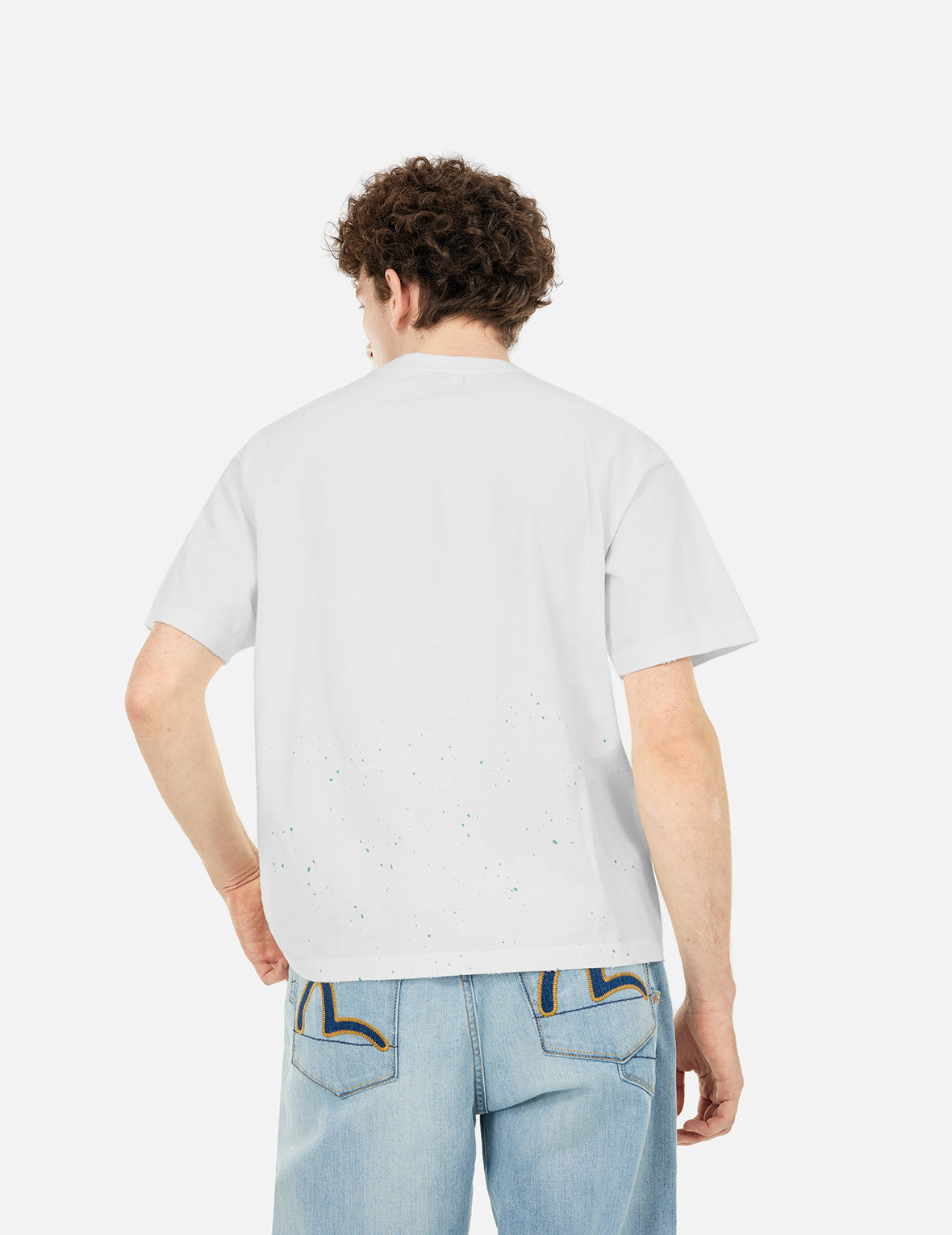 Logo & Seagull Print Relaxed Fit T-Shirt for Men - Comfortable Casual Wear for Beach, Travel & Everyday Outfits