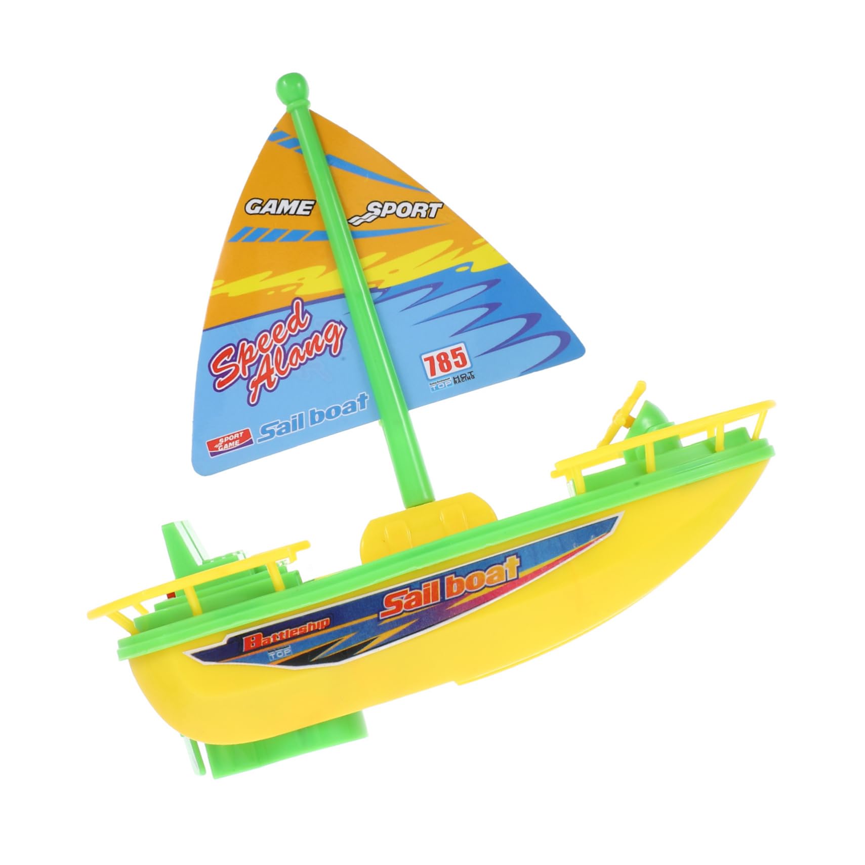 LALADEFIEE Bath Speed Boat Toy - Fun Water Play & Bathtub Toys for Babies & Toddlers - Durable Plastic Bathroom Toy for Kids - Perfect for Pool, Beach & Indoor Water Play