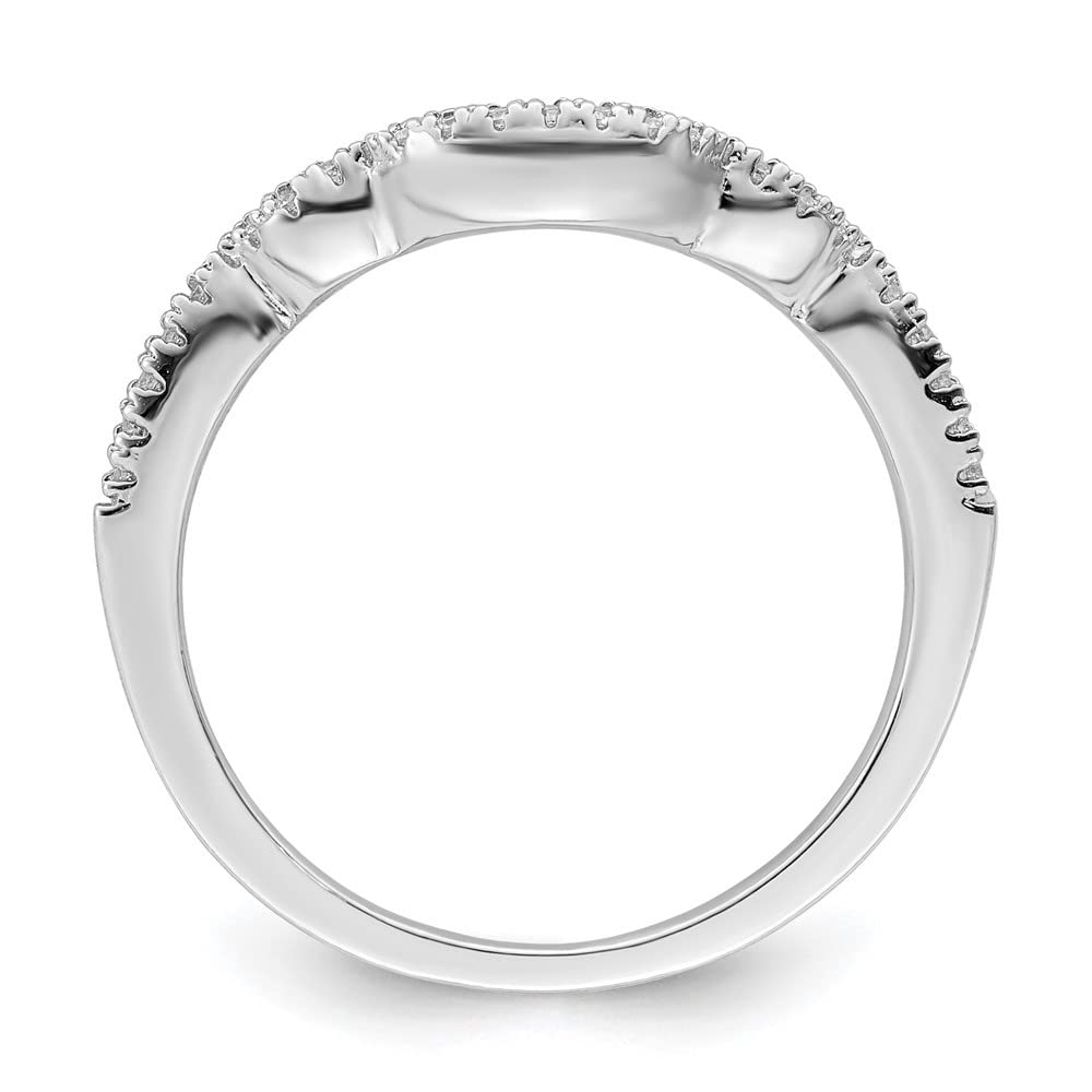 925 Sterling Silver Rhodium Plated Cubic Zirconia Bridal Ring Set - 2 Piece Wedding Band & Engagement Ring for Women, Perfect for Proposals, Anniversaries & Bridal Jewelry Gifts