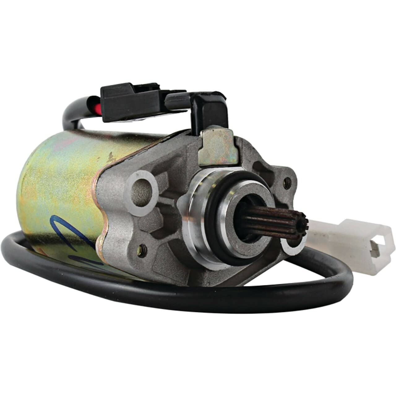 DSA 12V 10-Tooth PMDD Starter Motor Replacement for Suzuki ATV 2006-2009 LT-Z50 Quadsport (Part# 31100-22G00) - Compatible with Off-Road Vehicles, Dirt Bikes & Powersports Equipment