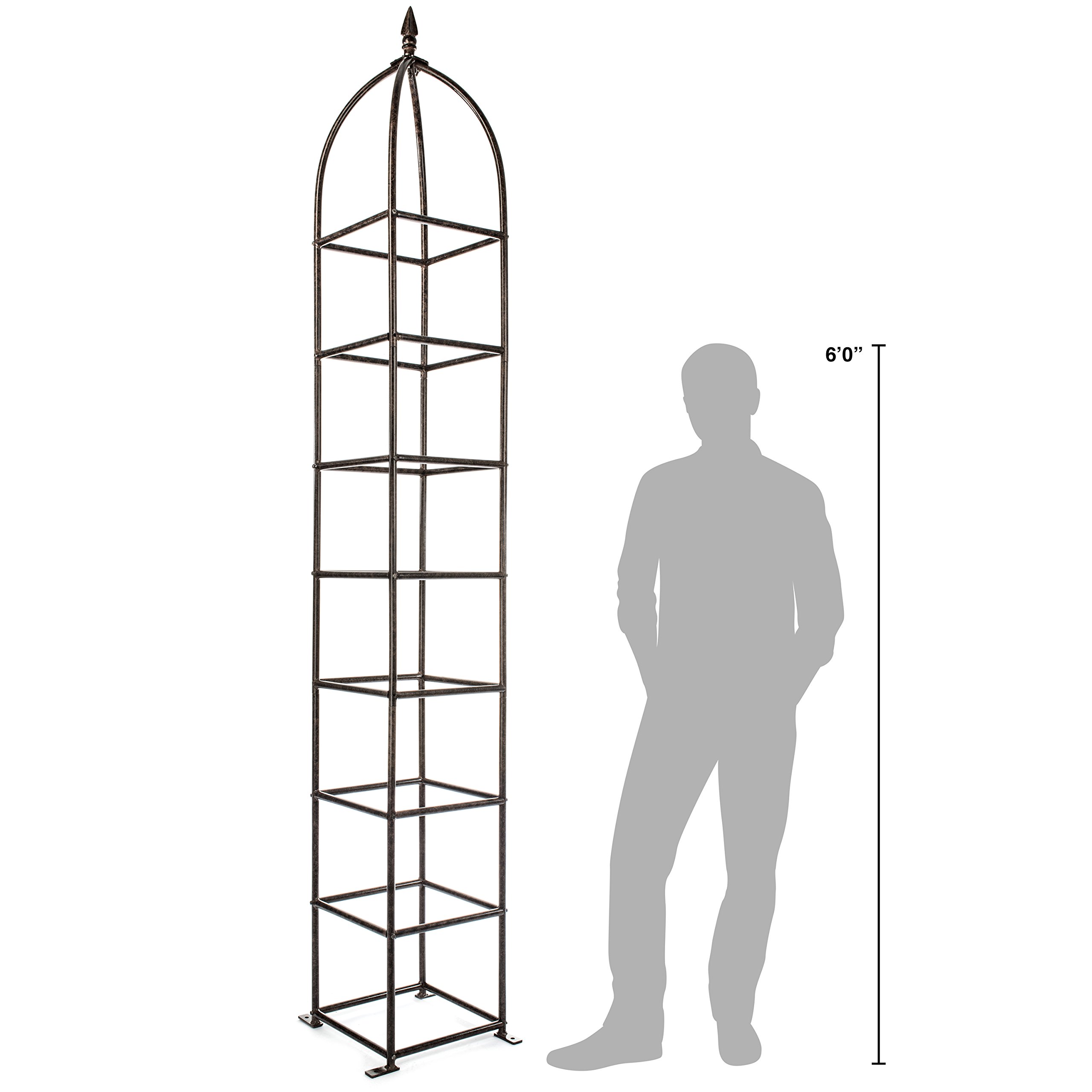 H Potter Trellis Obelisk for Climbing Plants - 72