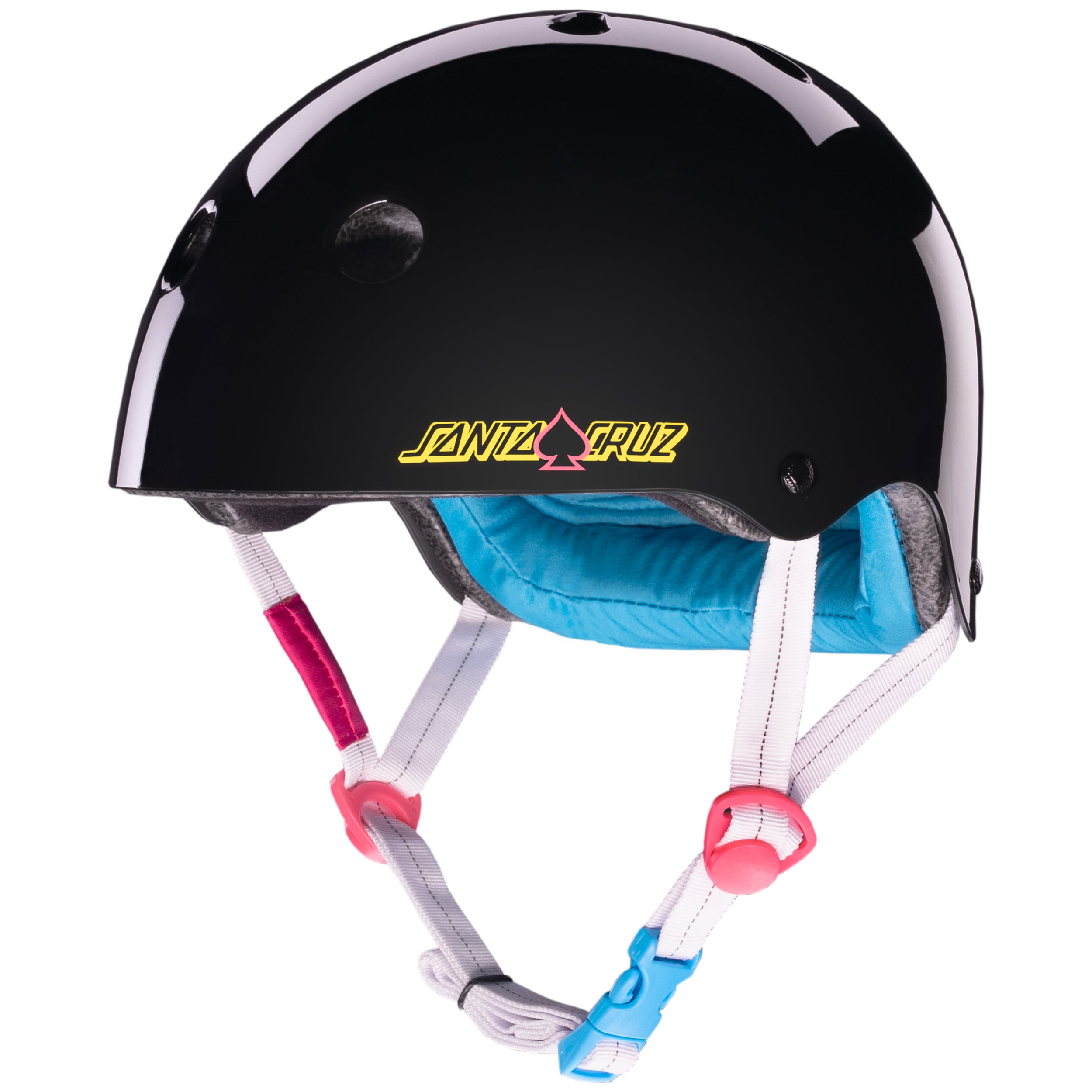 LOW PRO Certified Bike Helmet - SANTA CRUZ SIGNATURE EDITION in Gloss Black | Lightweight & Durable Cycling Protection for Mountain Biking & Urban Commuting