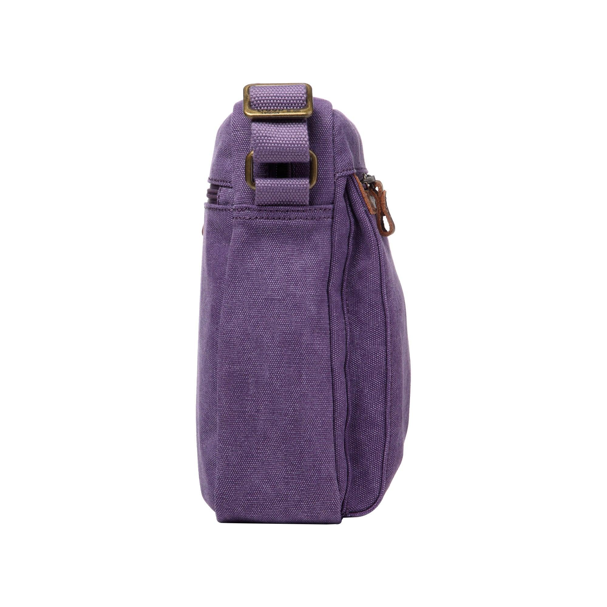 Troop London Classic Canvas Crossbody Bag for Men & Women - Stylish & Durable Shoulder Bag for Travel, Work & Everyday Use