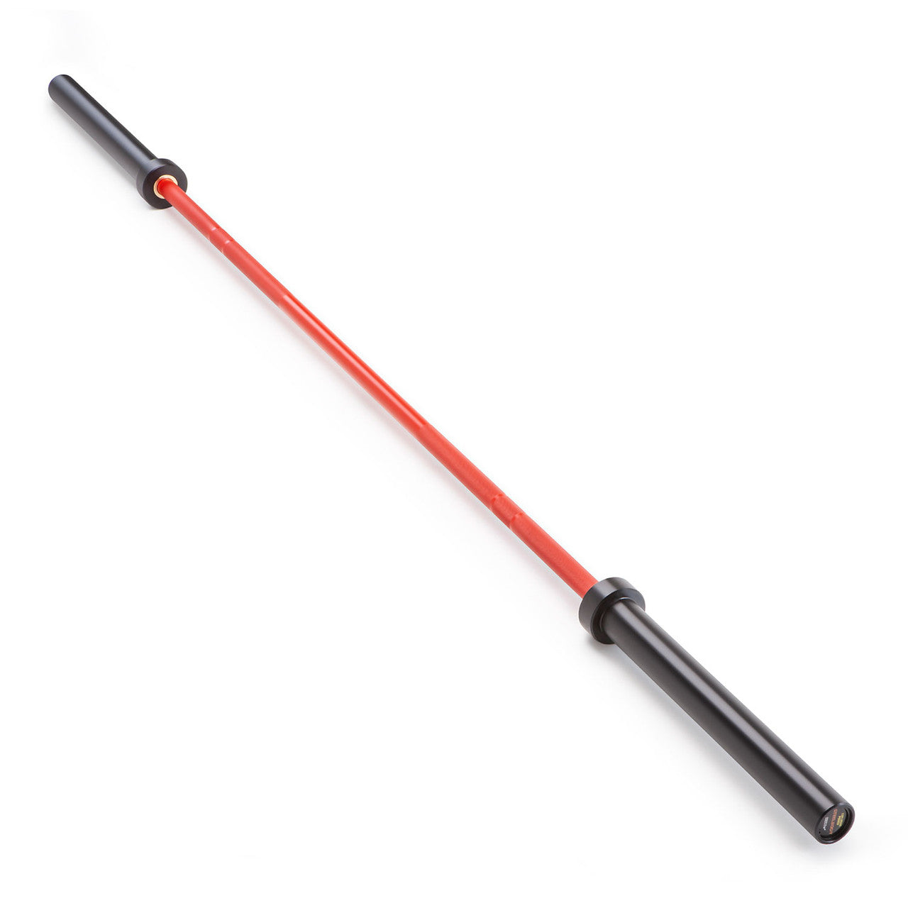 Red and Black 45lb Olympic Barbell - SteelBody STB 1500RB | Professional Weightlifting Bar for CrossFit, Powerlifting & Home Gym Workouts