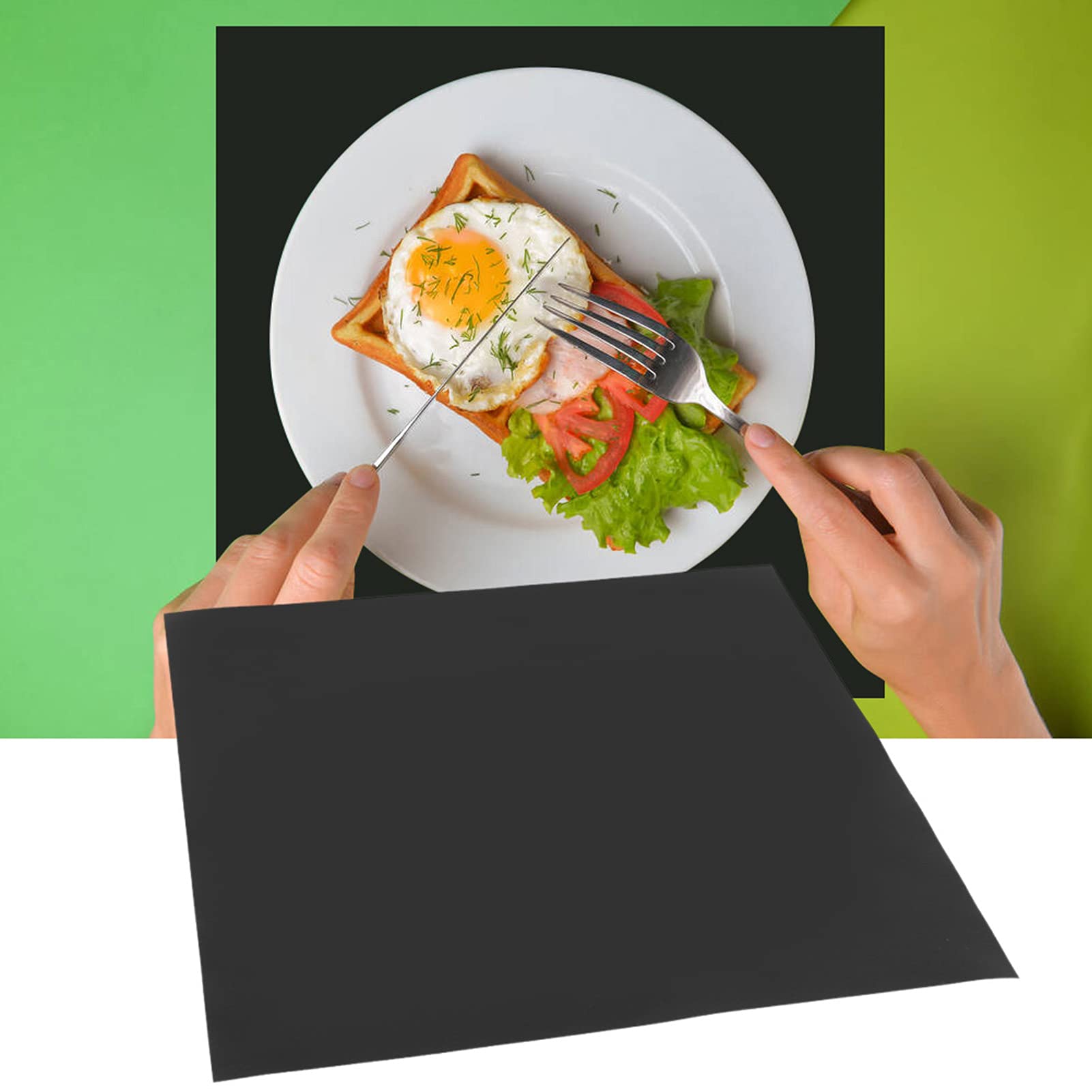Odor-Resistant Silicone Heat Insulation Pad - Non-Slip Microwave Oven Mat for Air Fryer, Coffee Maker & Toaster | Perfect for Kitchen Countertop Protection & Appliance Safety