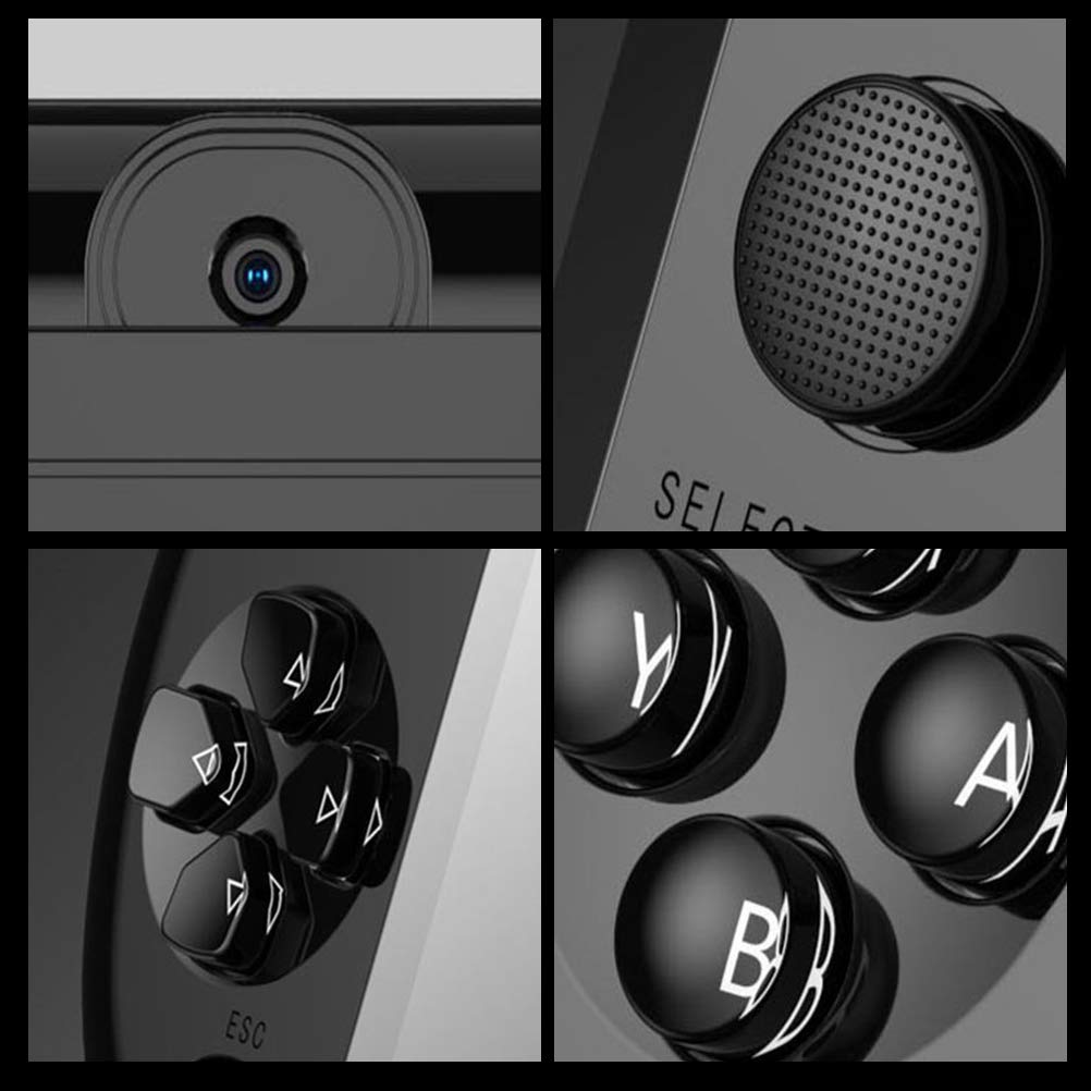 Classic Retro Handheld Game Console with 4.3 Inch HD Screen, Built-in 3000 Games, Dual Joystick Buttons - Perfect for Travel, Gifts, and Nostalgic Gaming Fun