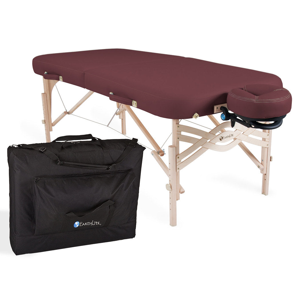 Earthlite Spirit Portable Massage Table Package - Half Reiki/Half Standard - Professional Massage Therapy Table for Home & Spa Use