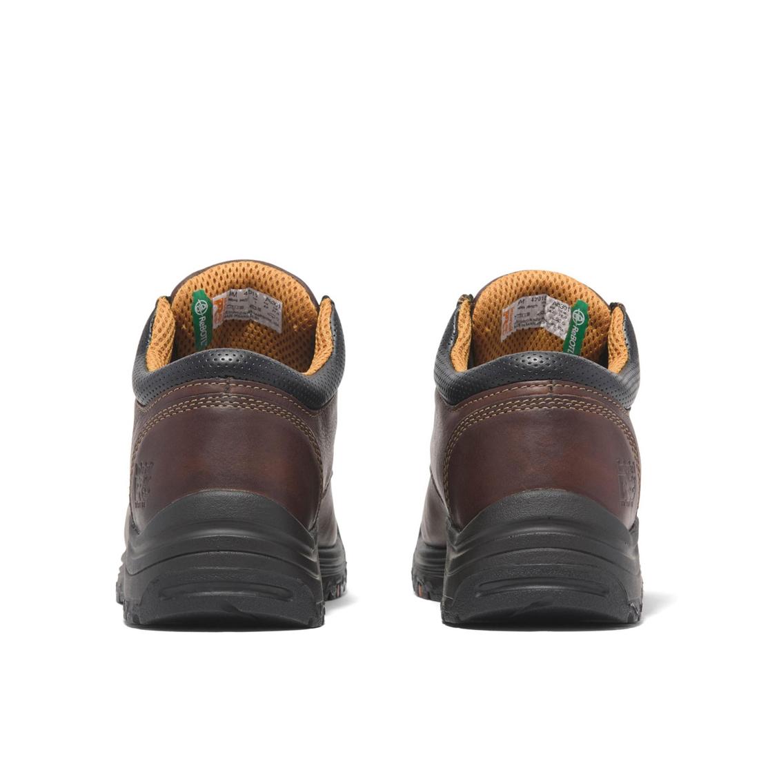 Titan Soft Toe Oxford Shoes for Men - Comfortable Brown Leather Work Shoes | Perfect for Office, Business Casual & Professional Workwear