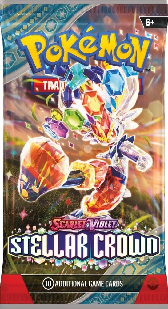 Premium Stellar Crown Booster Pack - Collectible Trading Cards for Pokemon, Yu-Gi-Oh & MTG Players | Perfect for Tournaments, Gifts & Card Game Enthusiasts