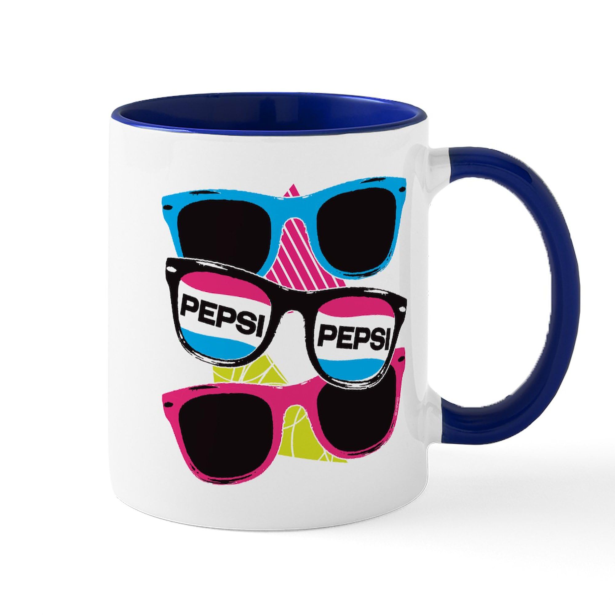 Pepsi Ceramic Coffee Mug 11 oz (325 ml) - Durable & Stylish Drinkware for Hot & Cold Beverages - Perfect for Home, Office, or Gift Giving