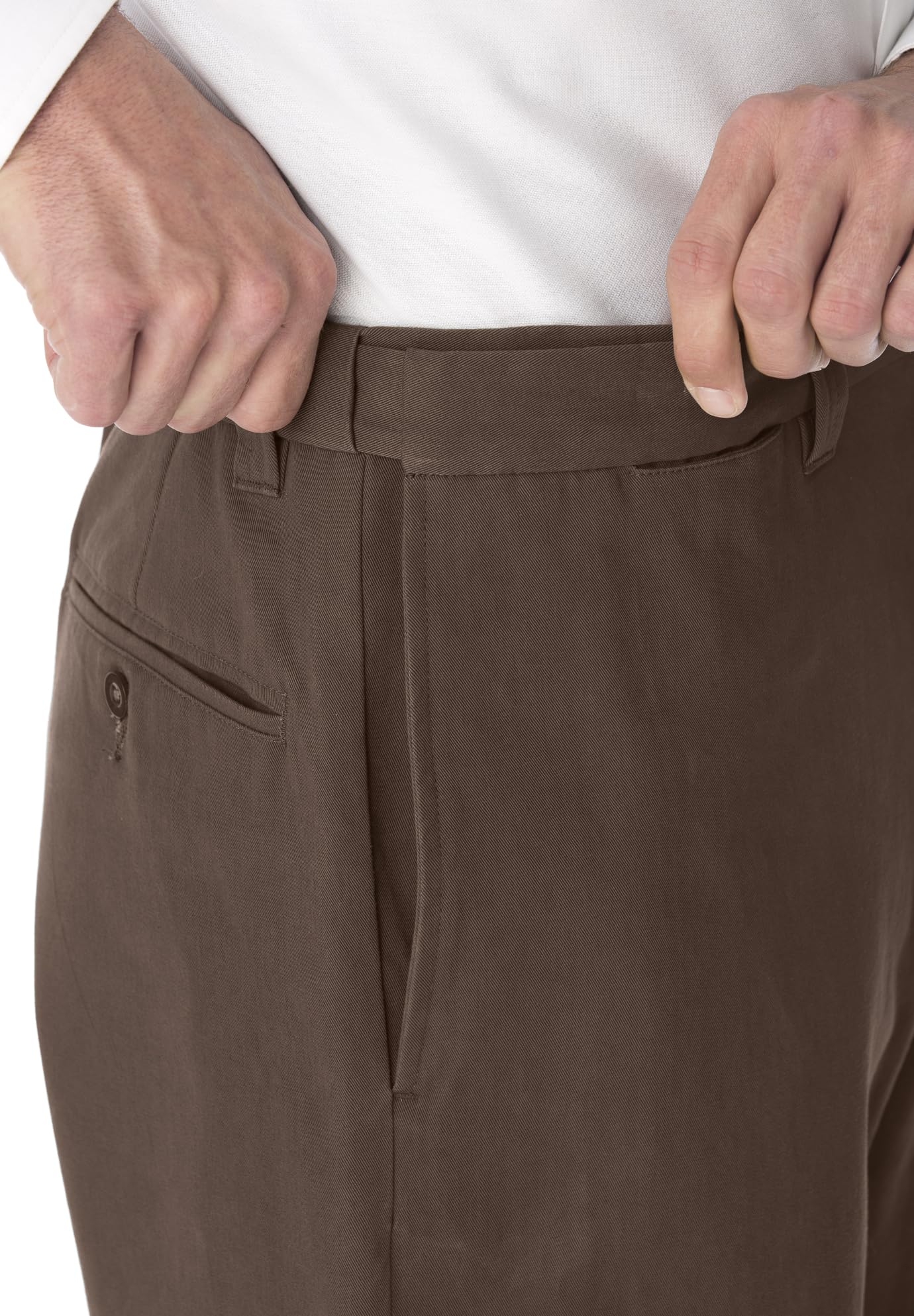 KingSize Men's Big & Tall Wrinkle-Free Expandable Waist Dress Pants for Work & Formal Occasions - Comfortable Office & Business Attire