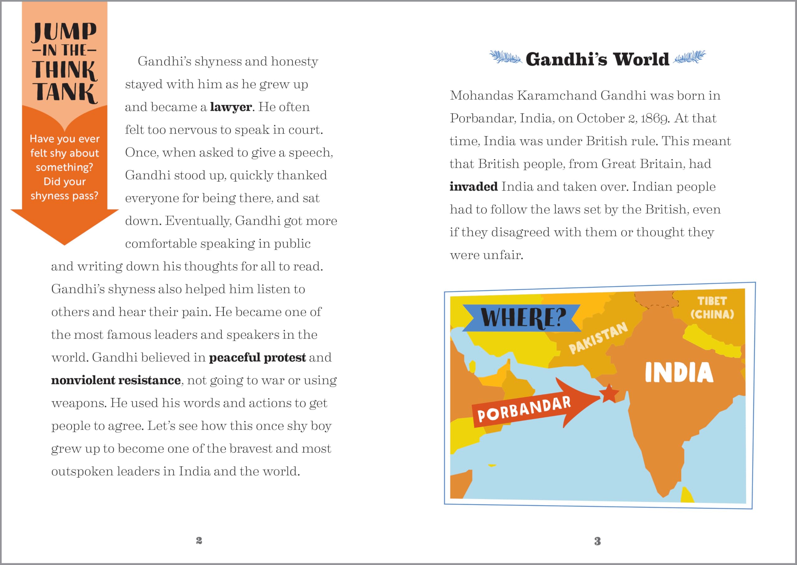 The Story of Gandhi: Inspiring Biography Book for Kids & Young Readers - Perfect for Classroom Learning & History Enthusiasts