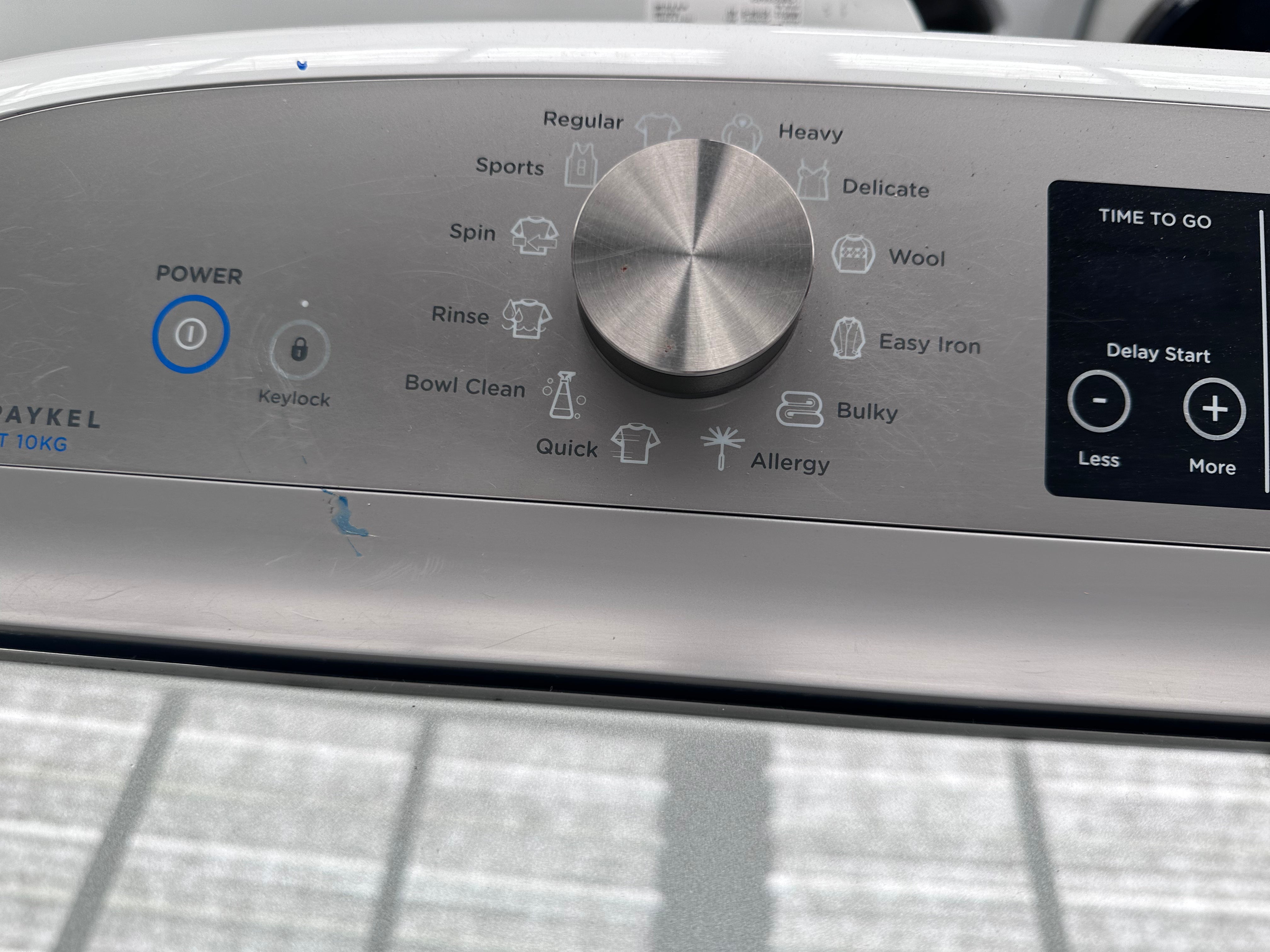 Refurbished Fisher & Paykel 10kg FabricSmart Top Load Washing Machine - Large Capacity for Family Laundry, Perfect for Home & Apartment Use