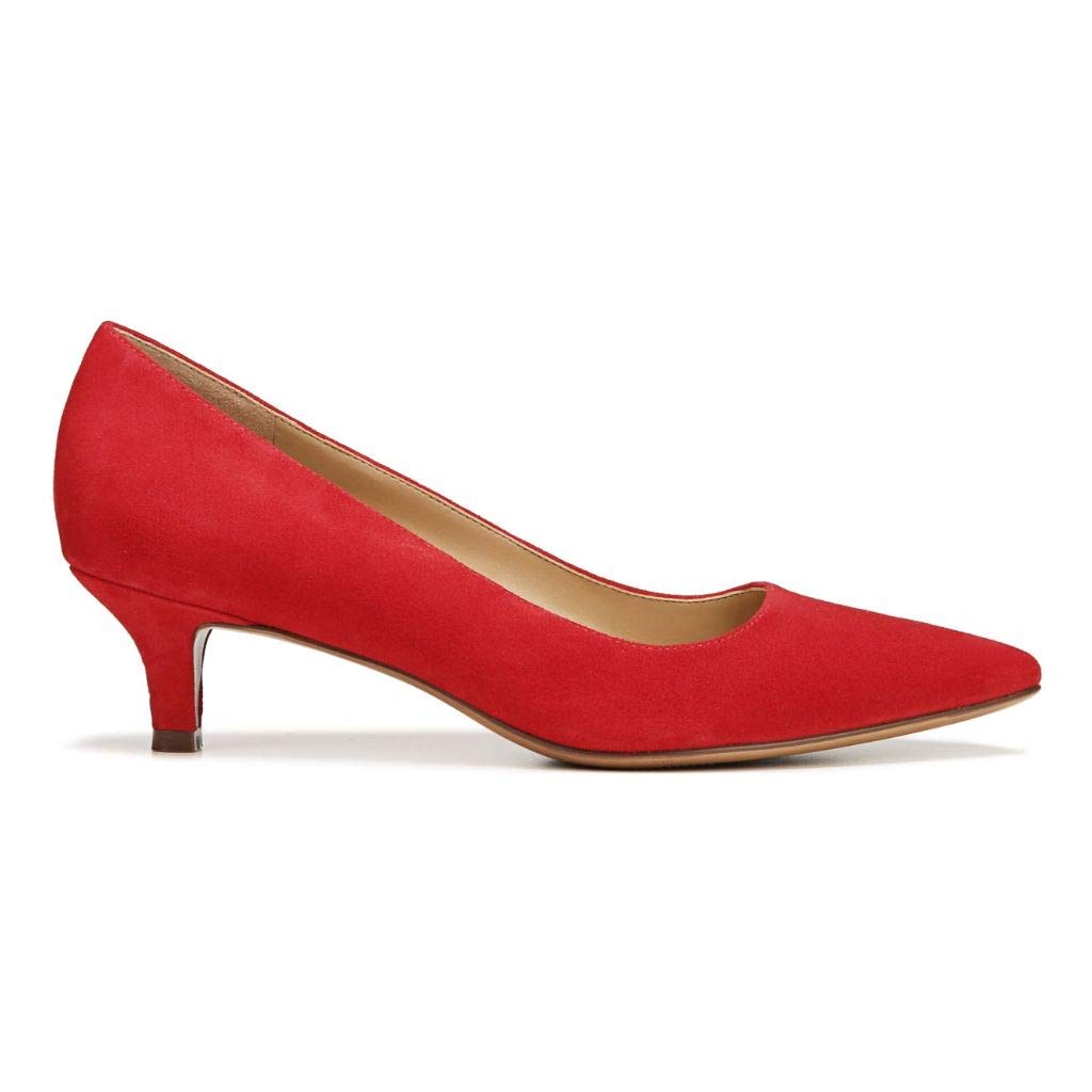 Naturalizer Women's Pippa Dress Pump - Comfortable Heels for Work & Evening Events, Hot Sauce Red, Size 6 M - Perfect for Office, Weddings & Special Occasions