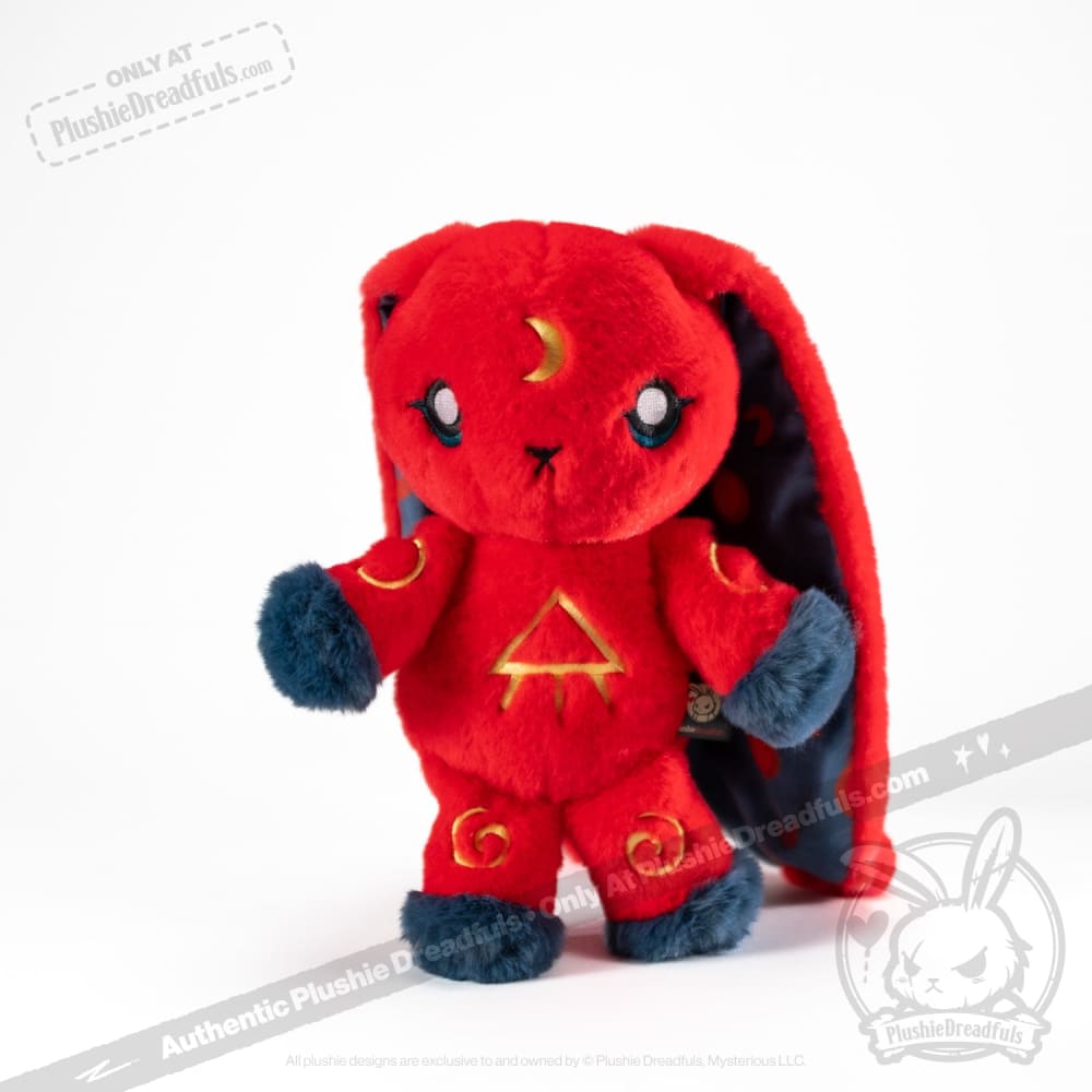 Plushie Dreadfuls Sickle Cell Anemia Awareness Rabbit - Soft Stuffed Animal Toy for Kids & Adults | Perfect for Comfort, Education, and Disease Awareness Gifts
