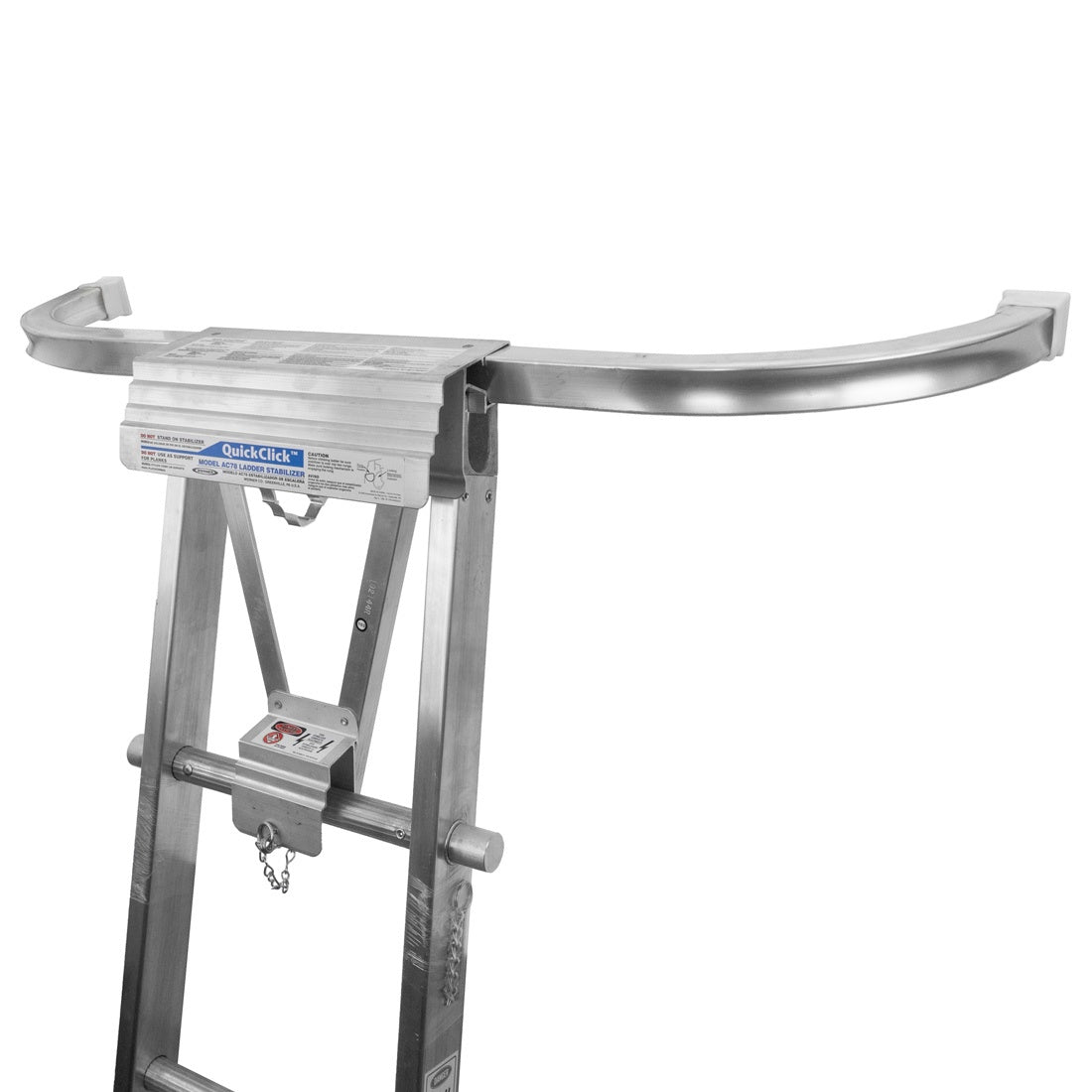 Werner AC78 QuickClick Ladder Stabilizer - Heavy Duty Ladder Accessory for Roofing, Painting & Construction - Secure & Adjustable Ladder Stabilization Tool for Home & Professional Use