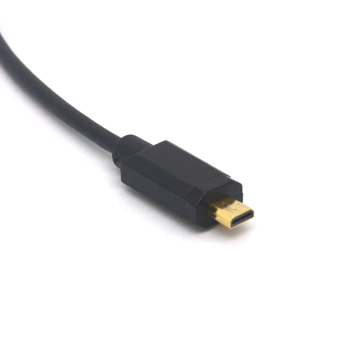 Premium Micro HDMI to HDMI Cable Adapter - 4K Ultra HD, 3D, Ethernet & Audio Return - Compatible with Smartphones, Tablets, Action Cameras, Nikon B500, Raspberry Pi 4 (30cm/1ft) - Perfect for Home Theater, Gaming & Streaming Setups