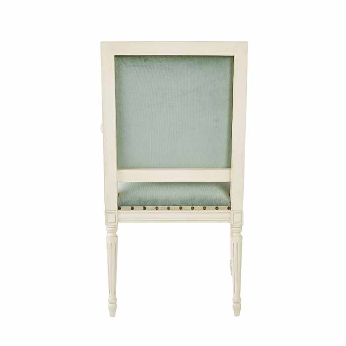 Stylish Green Genevieve Arm Chair - Modern Upholstered Accent Chair for Living Room, Bedroom & Office - Comfortable Seating with Elegant Design