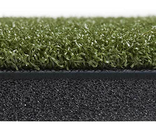 Premium Golf Practice Mat for Indoor & Outdoor Use - High-Quality Turf with Bonus Golf Tray & 3 Rubber Tees - Perfect for Home, Office, Backyard & Driving Range Training