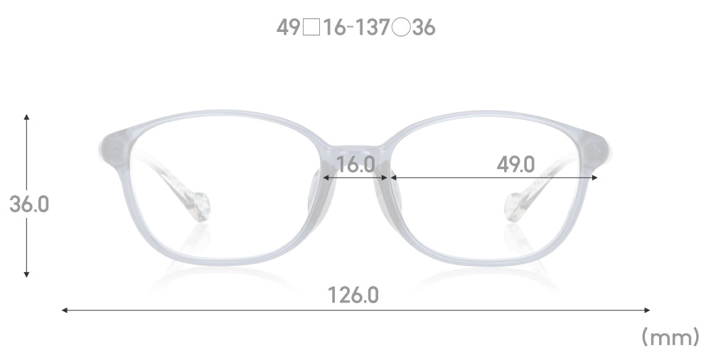 JINS x Disney Mickey & Donald Kids Glasses Frame 021 358 - Stylish & Durable Eyewear for Children's Daily Wear & Disney Themed Events