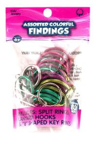 Split Rings & Lanyard Hooks 50Pcs - DIY Crafts & Keychains