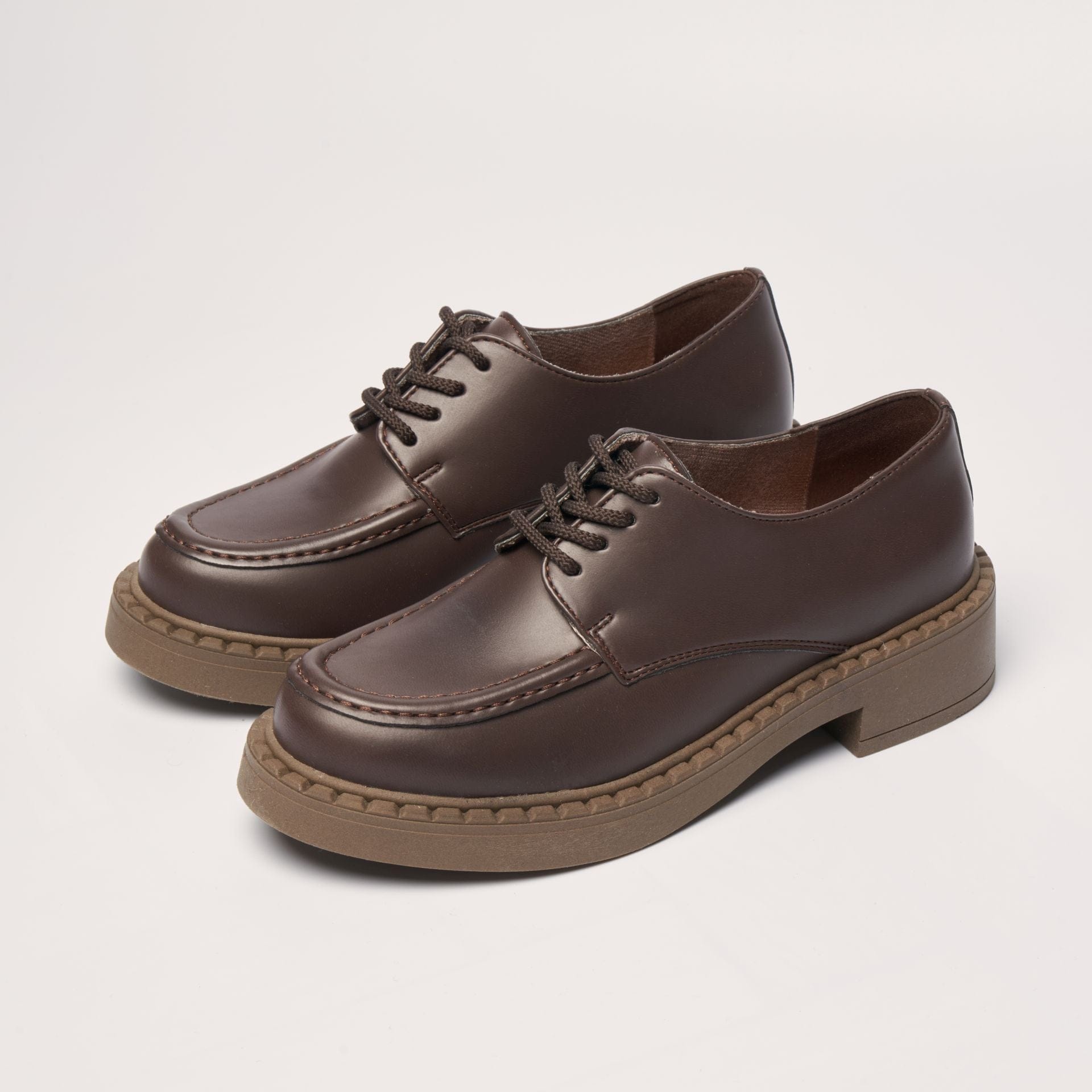 Helen Women's Vegan Apple Leather Loafers - Chocolate Brown | Comfortable Slip-On Shoes for Casual Wear, Office & Travel