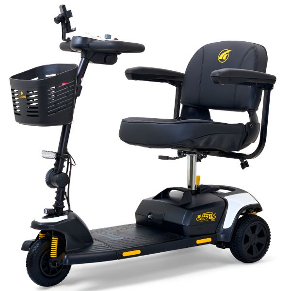 Golden Technologies Buzzaround XLS HD 3-Wheel Travel Mobility Scooter - Lightweight Folding Electric Scooter for Adults & Seniors - Perfect for Shopping, Travel & Outdoor Activities (Model GB121B SHZ)