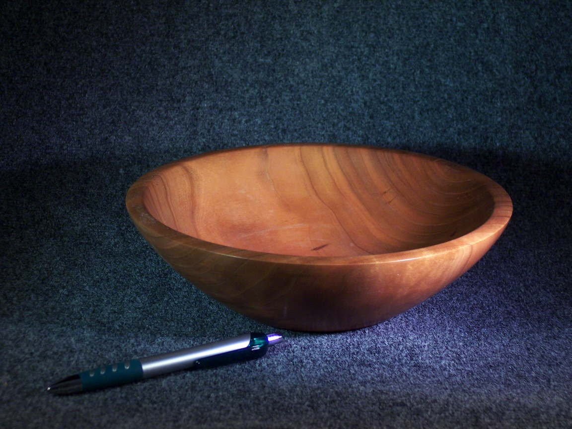 Handmade Vermont Black Cherry Wood Bowl - Natural, Durable & Elegant for Home Decor, Kitchen Serving, or Gift Giving
