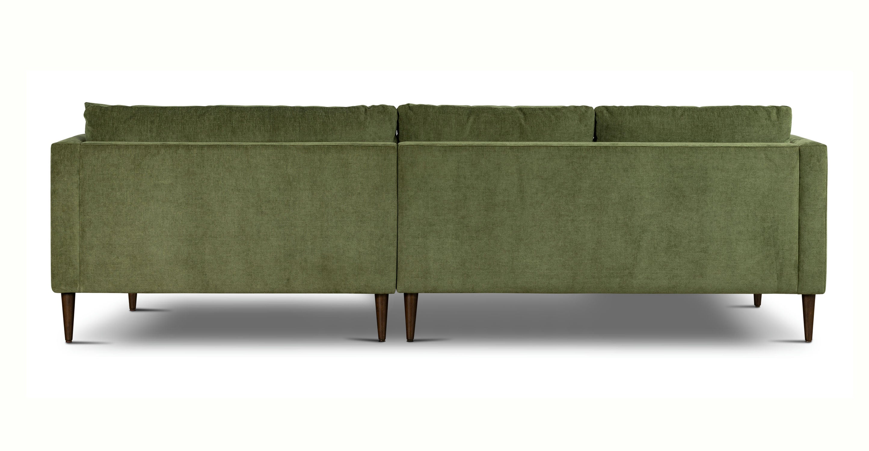 Lucerne Right Facing Sectional Sofa with Extra Wide Chaise Lounge - Modern L-Shaped Couch for Living Room, Family Room & Home Theater Comfort