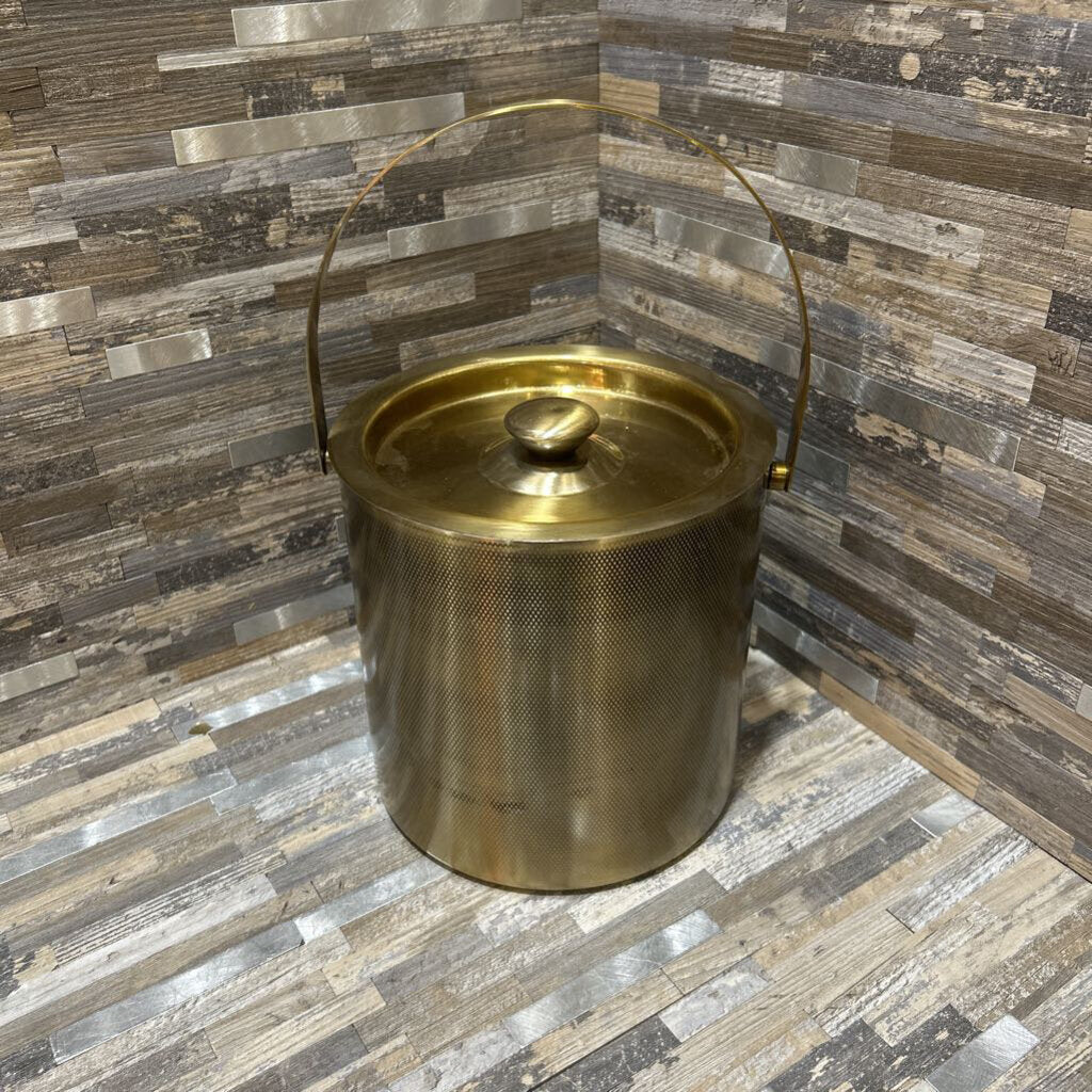 Elegant Brass Ice Bucket - Premium Metal Champagne Wine Cooler for Parties, Weddings & Home Bar - Perfect Gift for Holidays & Special Occasions