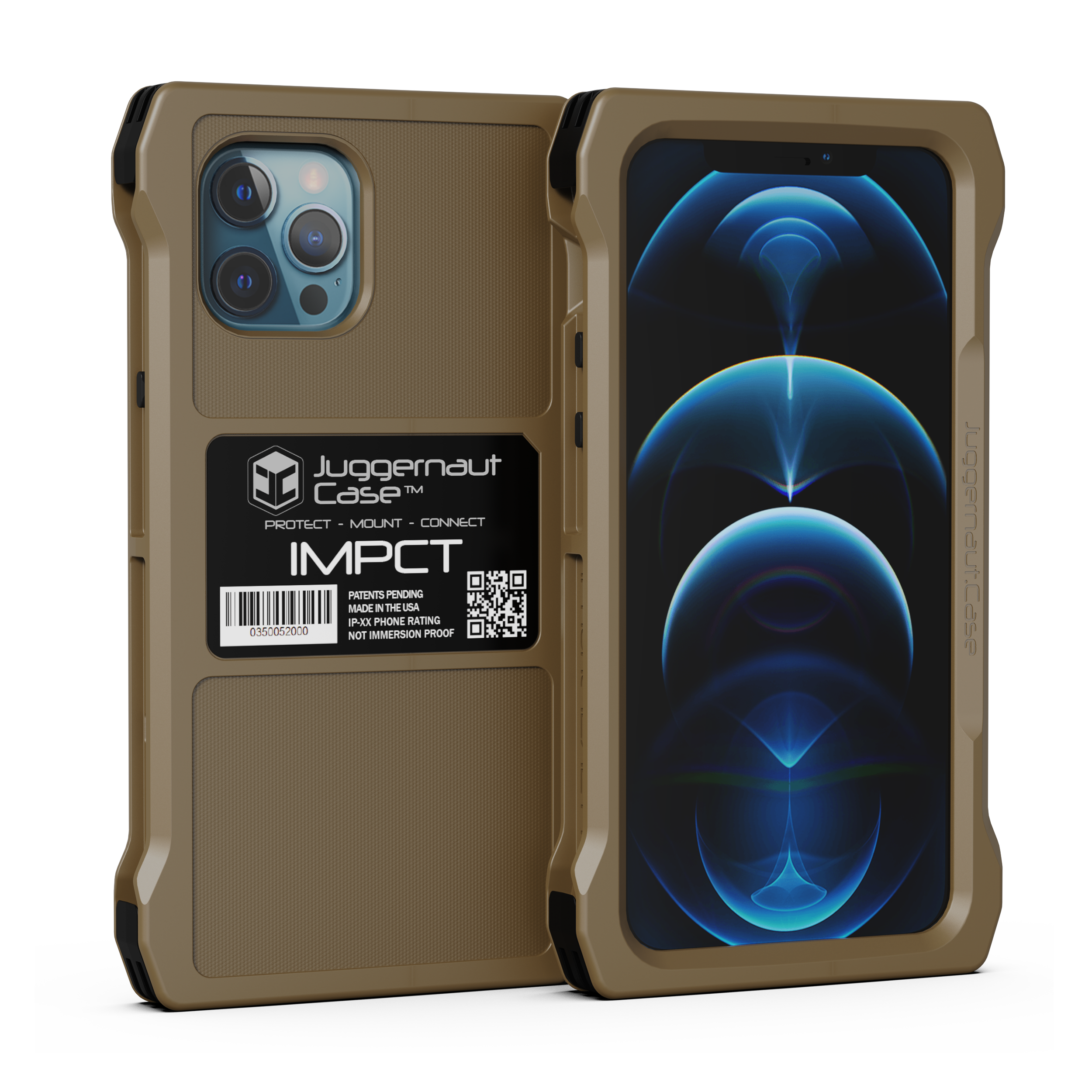 Premium IMPCT Shockproof iPhone 12 & 12 Pro Case - Durable Protection Made in USA | Perfect for Outdoor Activities, Travel & Daily Use