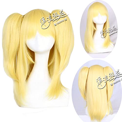 Golden 60cm Double Ponytail Anime Wig for Cosplay, Dressing Up & Masquerade Parties - Perfect for Hasegawa Kobato & I Have Few Friends Characters | Great for Halloween, Comic Con & Themed Events