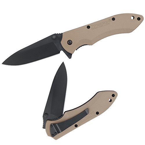Plain Blade/Khaki Handle