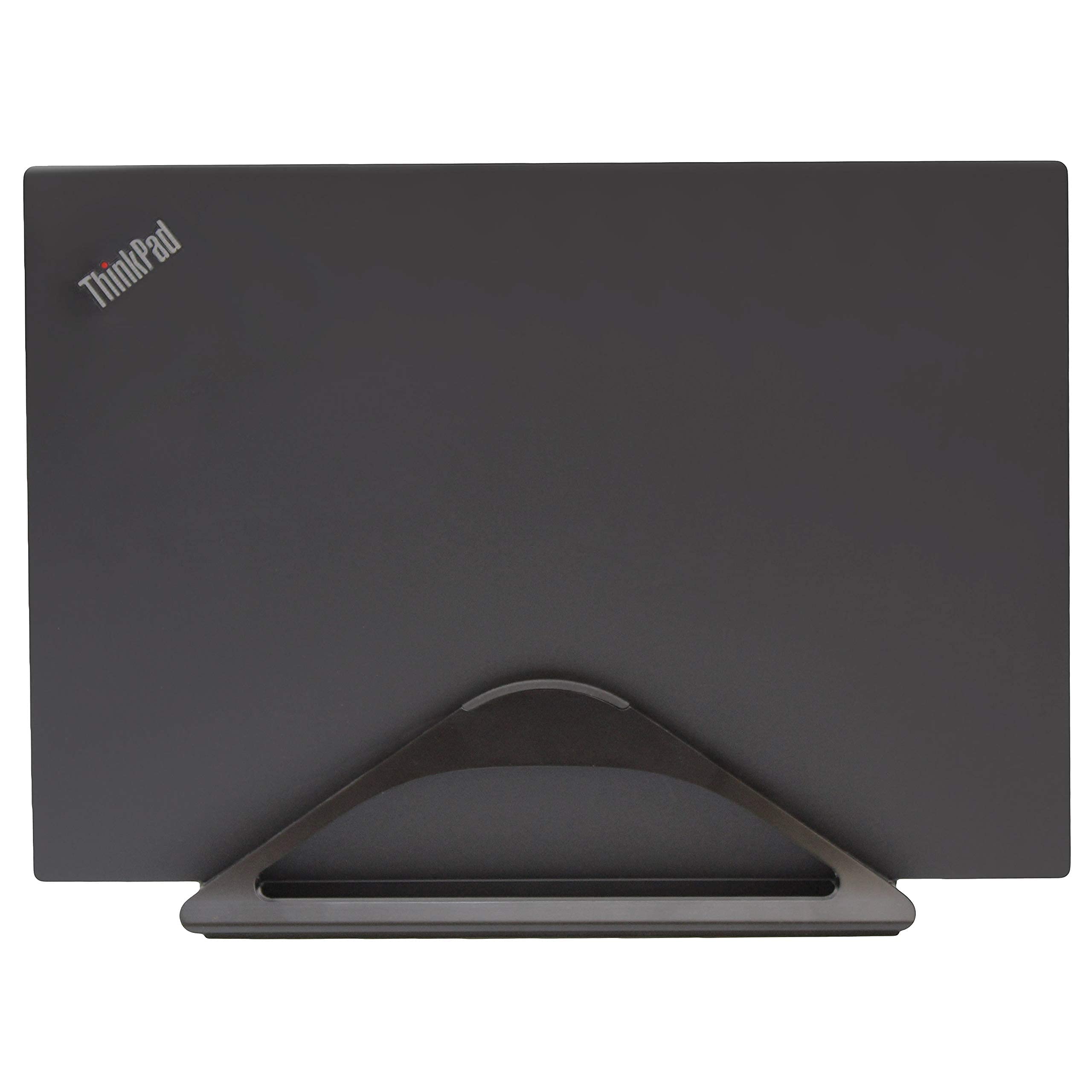HumanCentric Adjustable Vertical Laptop Stand for Desk - Matte Black | Ergonomic Holder for MacBook, MacBook Pro & All Laptops | Perfect for Home Office & Workspace Organization | Space-Saving Computer Dock for Better Posture & Productivity