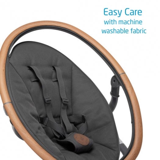 Maxi Cosi Cassia Swing - Baby Swing with Soothing Motion & Music, Adjustable Recline for Newborns & Infants - Perfect for Nursery, Living Room & Travel